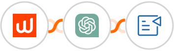 Woorise + ChatGPT + Zoho Writer Integration