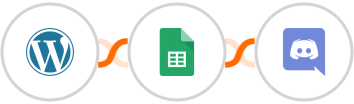 WordPress + Google Sheets + Discord Integration