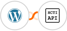WordPress + HTML/CSS to Image Integration