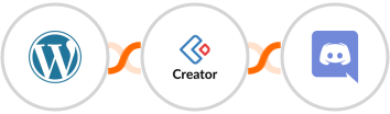 WordPress + Zoho Creator + Discord Integration