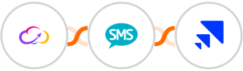 Workiom + Burst SMS + Saleshandy Integration