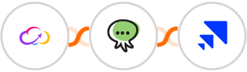 Workiom + Octopush SMS + Saleshandy Integration