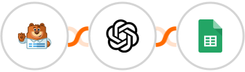 WPForms + OpenAI (GPT-3 & DALL·E) + Google Sheets Integration