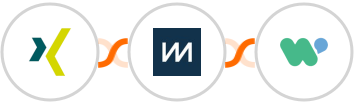 XING Events + ChartMogul + WaliChat  Integration