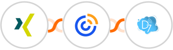 XING Events + Constant Contacts + D7 SMS Integration