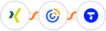 XING Events + Constant Contacts + Textline Integration