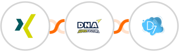 XING Events + DNA Super Systems + D7 SMS Integration