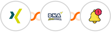 XING Events + DNA Super Systems + Push by Techulus Integration