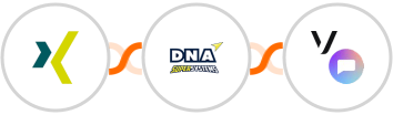 XING Events + DNA Super Systems + Vonage SMS API Integration