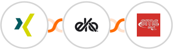 XING Events + Eko + SMS Alert Integration