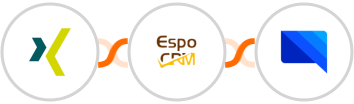 XING Events + EspoCRM + GatewayAPI SMS Integration