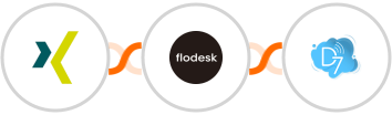 XING Events + Flodesk + D7 SMS Integration