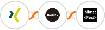 XING Events + Flodesk + MimePost Integration