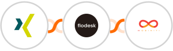 XING Events + Flodesk + Mobiniti SMS Integration