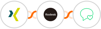 XING Events + Flodesk + sms77 Integration