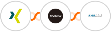 XING Events + Flodesk + SMSLink  Integration