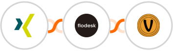 XING Events + Flodesk + Vybit Notifications Integration