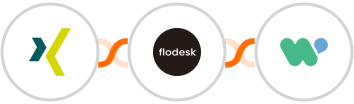 XING Events + Flodesk + WaliChat  Integration