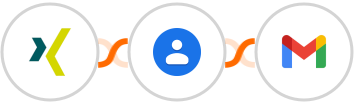 XING Events + Google Contacts + Gmail Integration