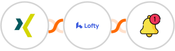 XING Events + Lofty + Push by Techulus Integration