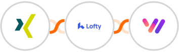 XING Events + Lofty + Whapi.Cloud Integration