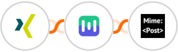 XING Events + Mailmodo + MimePost Integration