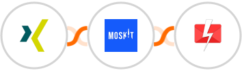 XING Events + Moskit + Fast2SMS Integration