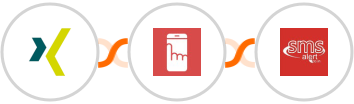 XING Events + Myphoner + SMS Alert Integration
