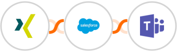 XING Events + Salesforce Marketing Cloud + Microsoft Teams Integration
