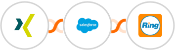 XING Events + Salesforce Marketing Cloud + RingCentral Integration