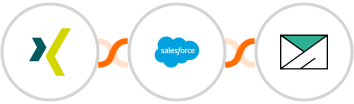 XING Events + Salesforce Marketing Cloud + SMTP Integration