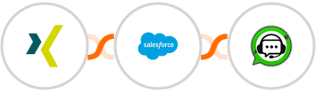 XING Events + Salesforce Marketing Cloud + WhatsGrow Integration