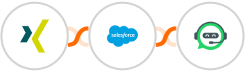 XING Events + Salesforce Marketing Cloud + WhatsRise Integration