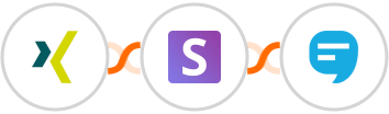 XING Events + Snov.io + SimpleTexting Integration