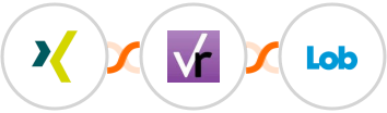 XING Events + VerticalResponse + Lob Integration