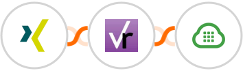 XING Events + VerticalResponse + Plivo Integration