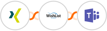 XING Events + WishList Member + Microsoft Teams Integration