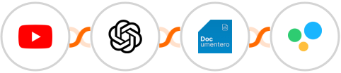 YouTube + OpenAI Whisper + Documentero + Filestage Integration