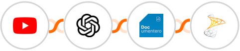 YouTube + OpenAI Whisper + Documentero + Sharepoint Integration