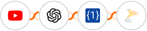 YouTube + OpenAI Whisper + OneSimpleApi + Sharepoint Integration