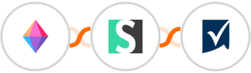 Zenkit + Short.io + Smartsheet Integration