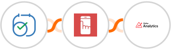 Zoho Bookings + Myphoner + Zoho Analytics Integration