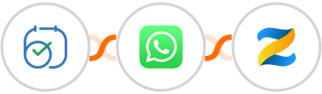 Zoho Bookings + WhatsApp + Zenler Integration