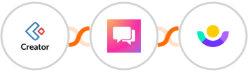 Zoho Creator + ClickSend SMS + Customer.io Integration