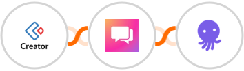 Zoho Creator + ClickSend SMS + EmailOctopus Integration