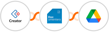 Zoho Creator + Documentero + Google Drive Integration