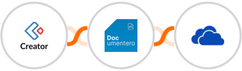 Zoho Creator + Documentero + OneDrive Integration