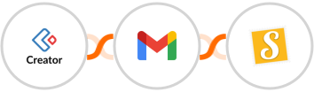 Zoho Creator + Gmail + Stannp Integration