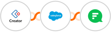 Zoho Creator + Salesforce Marketing Cloud + Flock Integration