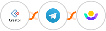 Zoho Creator + Telegram + Customer.io Integration